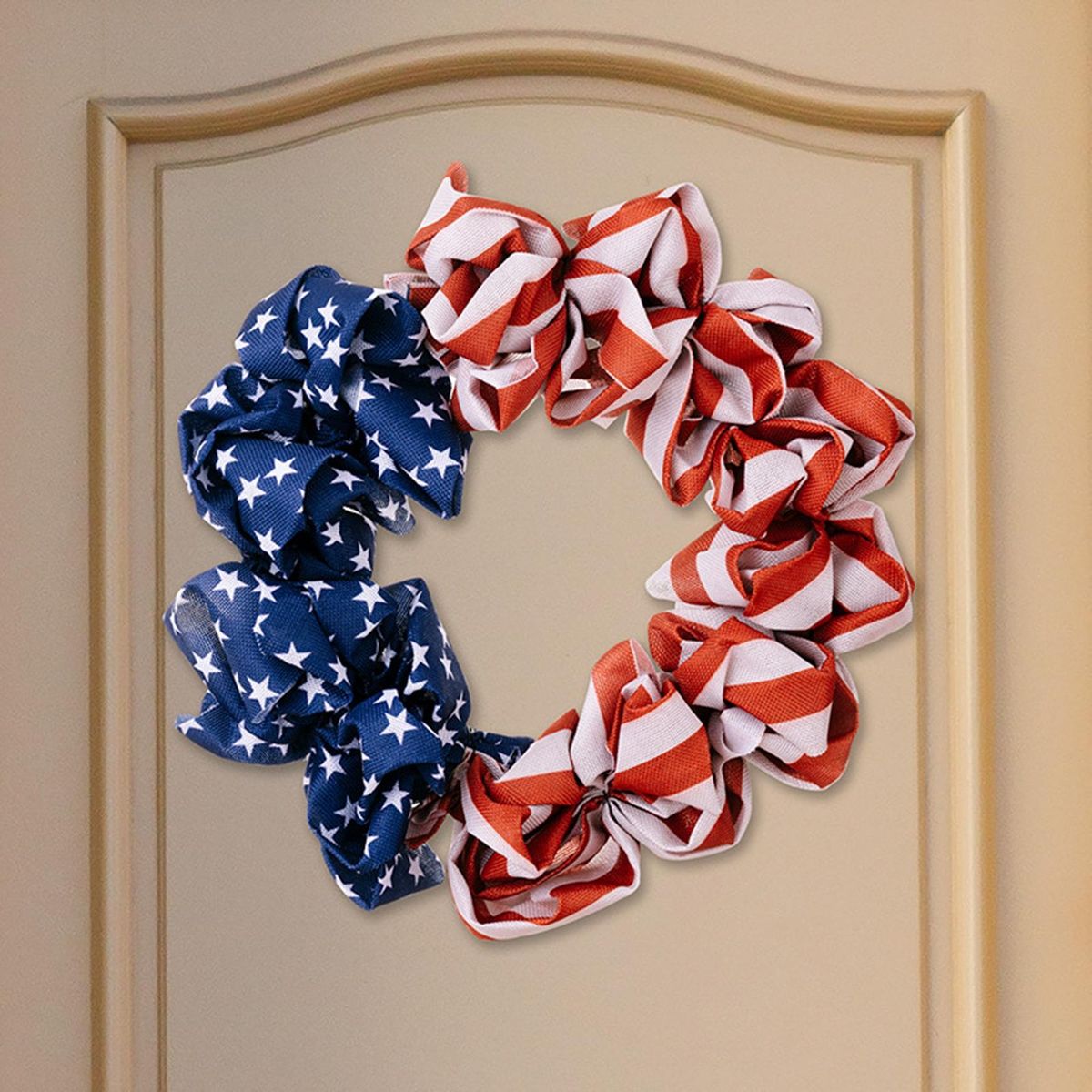 Door Hanging Garland Memorial Day Garland Pendant Blue and Red
