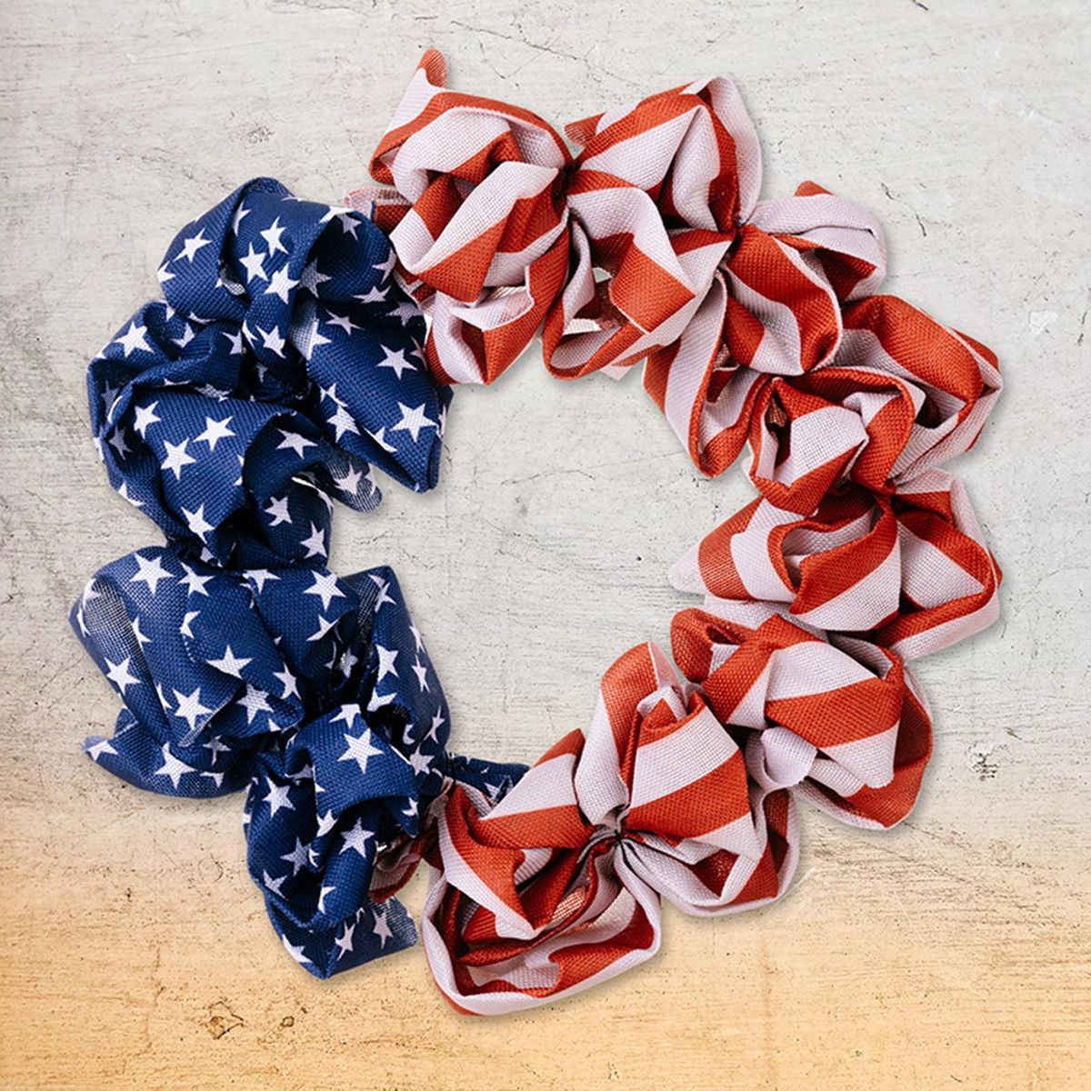 Door Hanging Garland Memorial Day Garland Pendant Blue and Red