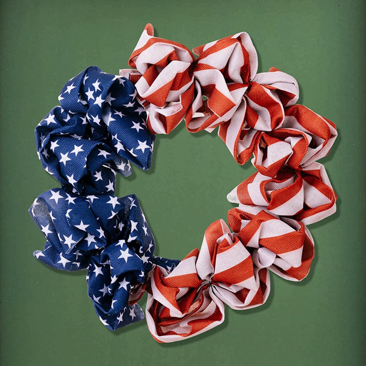 Door Hanging Garland Memorial Day Garland Pendant Blue and Red