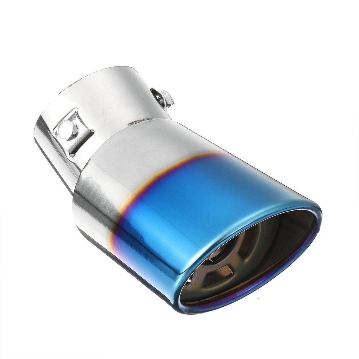 2.5'' 63mm Car Truck Stainless Steel End Tip Pipe Exhaust Muffler Tail-Type 2 Flower Mouth