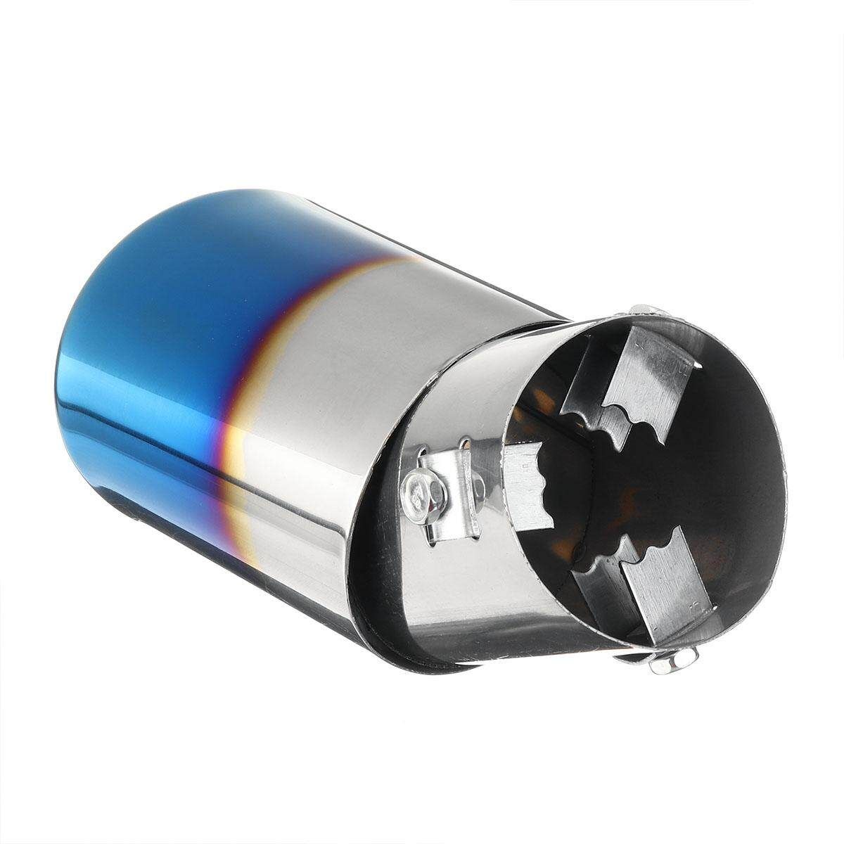 2.5'' 63mm Car Truck Stainless Steel End Tip Pipe Exhaust Muffler Tail-Type 2 Flower Mouth