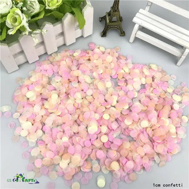 1cm 10g/bag Mixed Colors Metallic Rose Gold Mini R