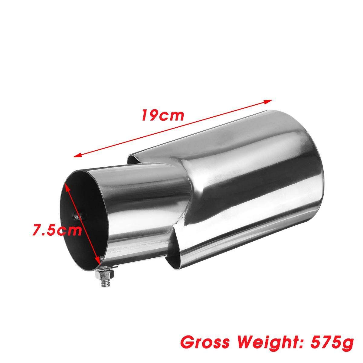 Car Stailess Steel Tail Exhaust Muffler Pipe Tip For Toyota Highlander 2017-2019