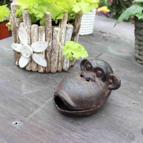Didiseaon Cast Iron Ashtray Gorilla Model Cigar