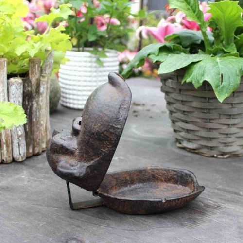 Didiseaon Cast Iron Ashtray Gorilla Model Cigar