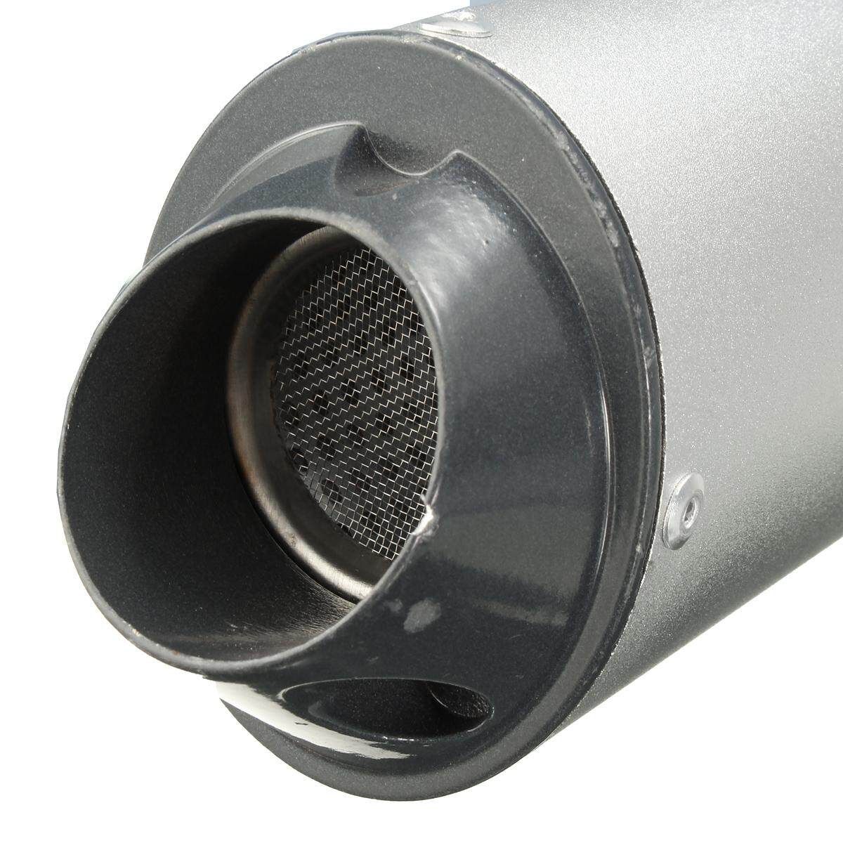 38mm Motorcycle Racing Exhaust Muffler For 125 150 160cc Dirt Pit Bike ATV White White (white)