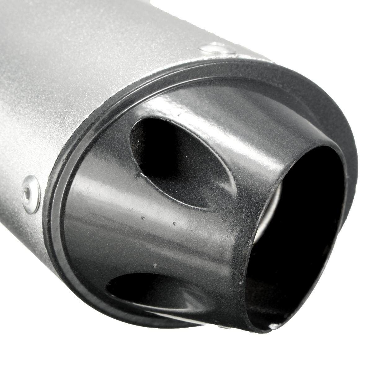 38mm Motorcycle Racing Exhaust Muffler For 125 150 160cc Dirt Pit Bike ATV White White (white)