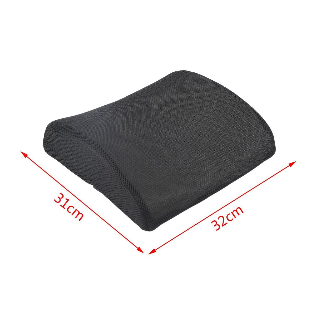 Memory Foam Seat Lumbar Back Support Cushion