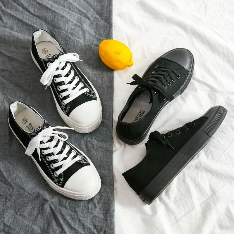 Douchuan men and women's new low-top lovers canvas shoes men's shoes casual shoes board shoes men's