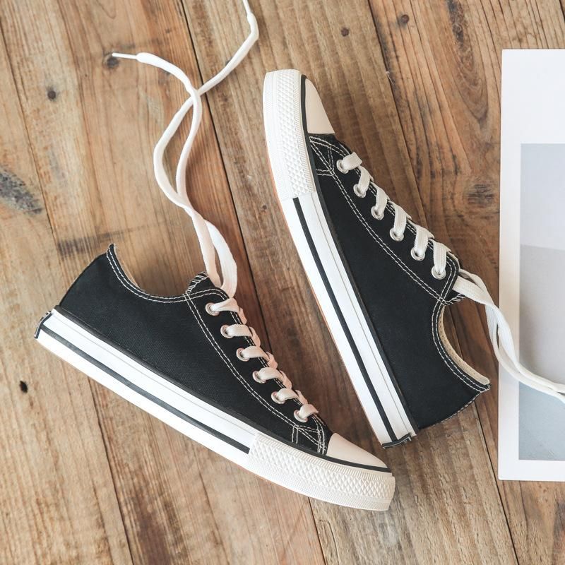 Douchuan men and women's new low-top lovers canvas shoes men's shoes casual shoes board shoes men's