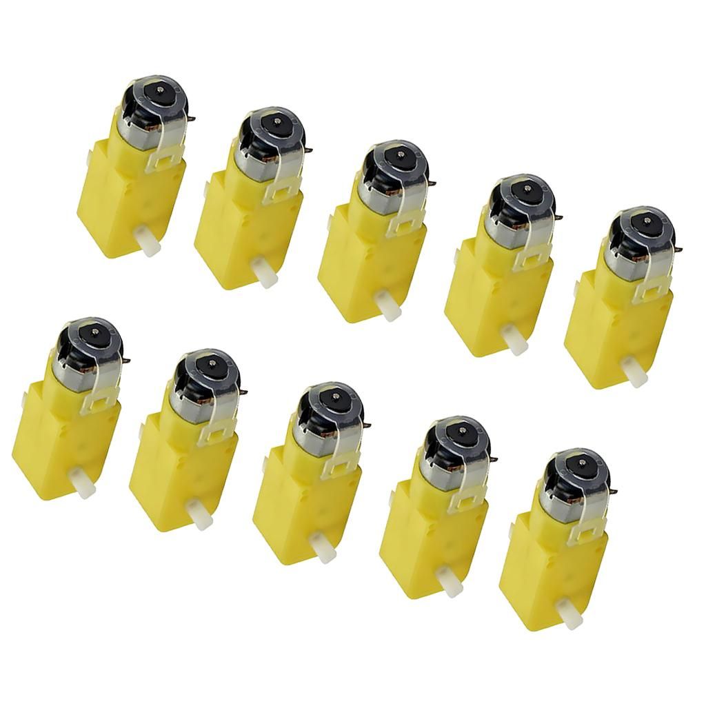 10Pcs TT Geared Car Gear Motor Bracket Motor Support DC Gear Motor For