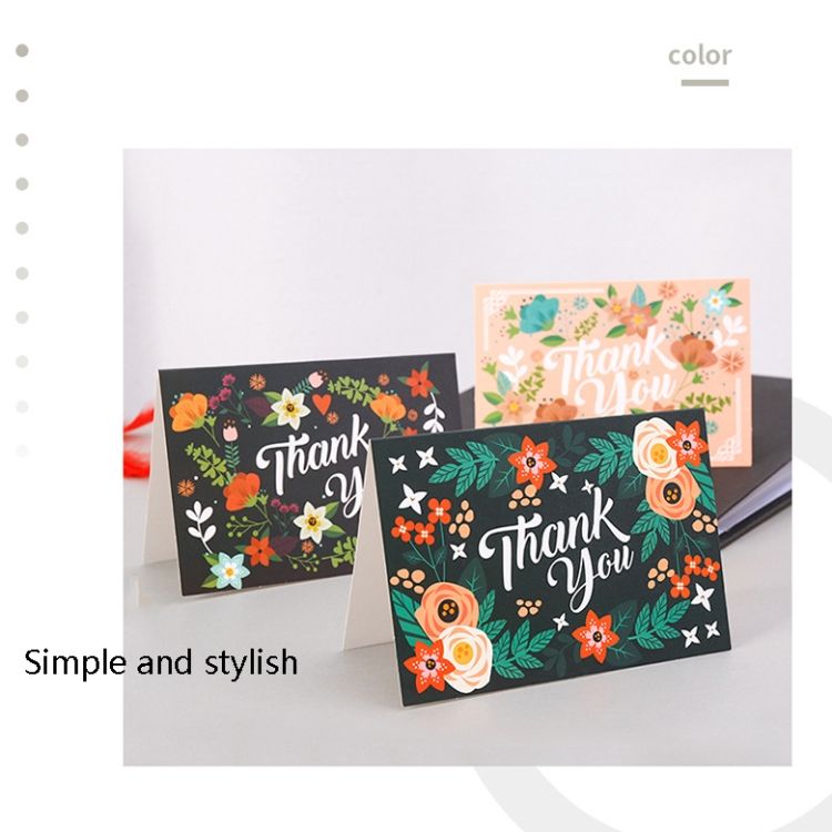 Card 4 PCS Holiday Greeting Message Card