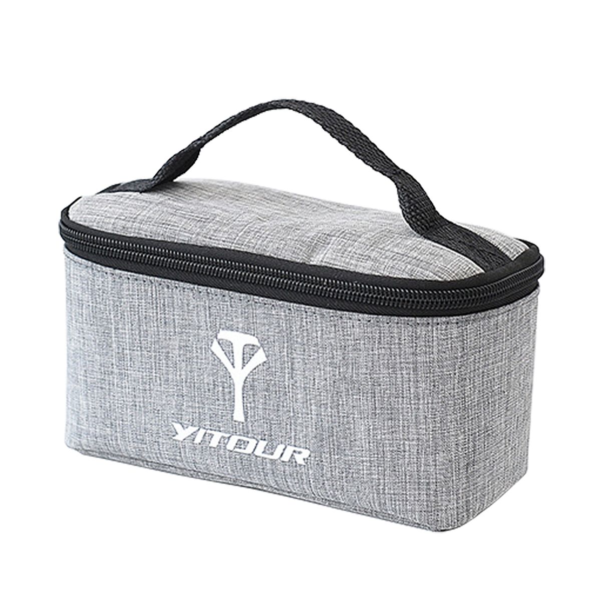 Camping Cookware Storage Bag And 6pcs Seasoning Cans Bottles