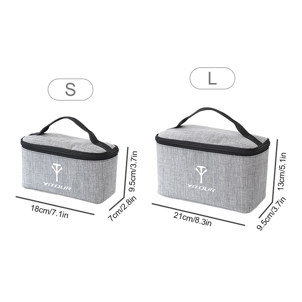 Camping Cookware Storage Bag And 6pcs Seasoning Cans Bottles