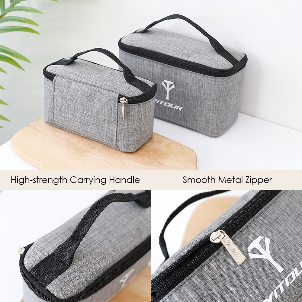 Camping Cookware Storage Bag And 6pcs Seasoning Cans Bottles