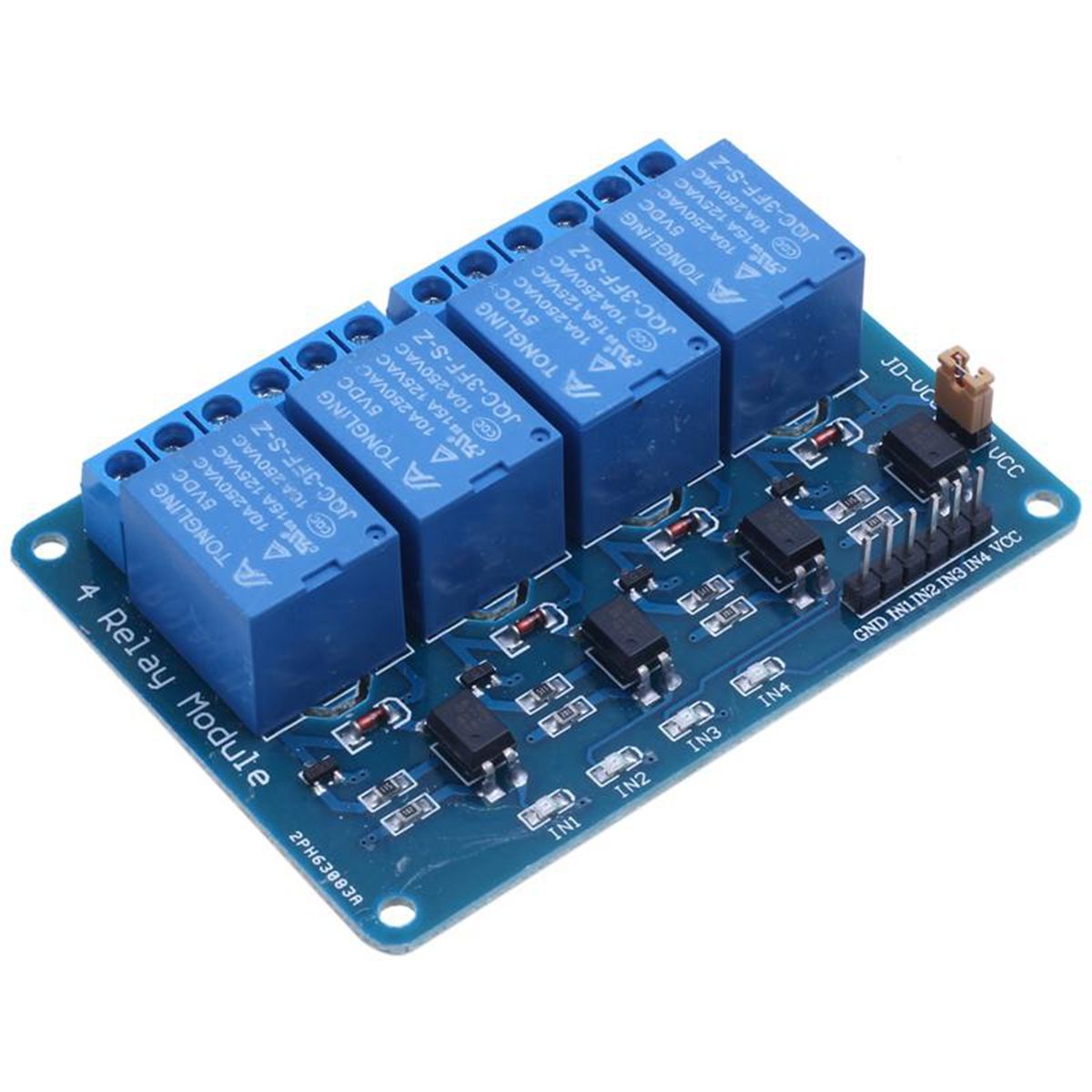 5V 4 Channel Relay Board Module Optocoupler LED For Arduino