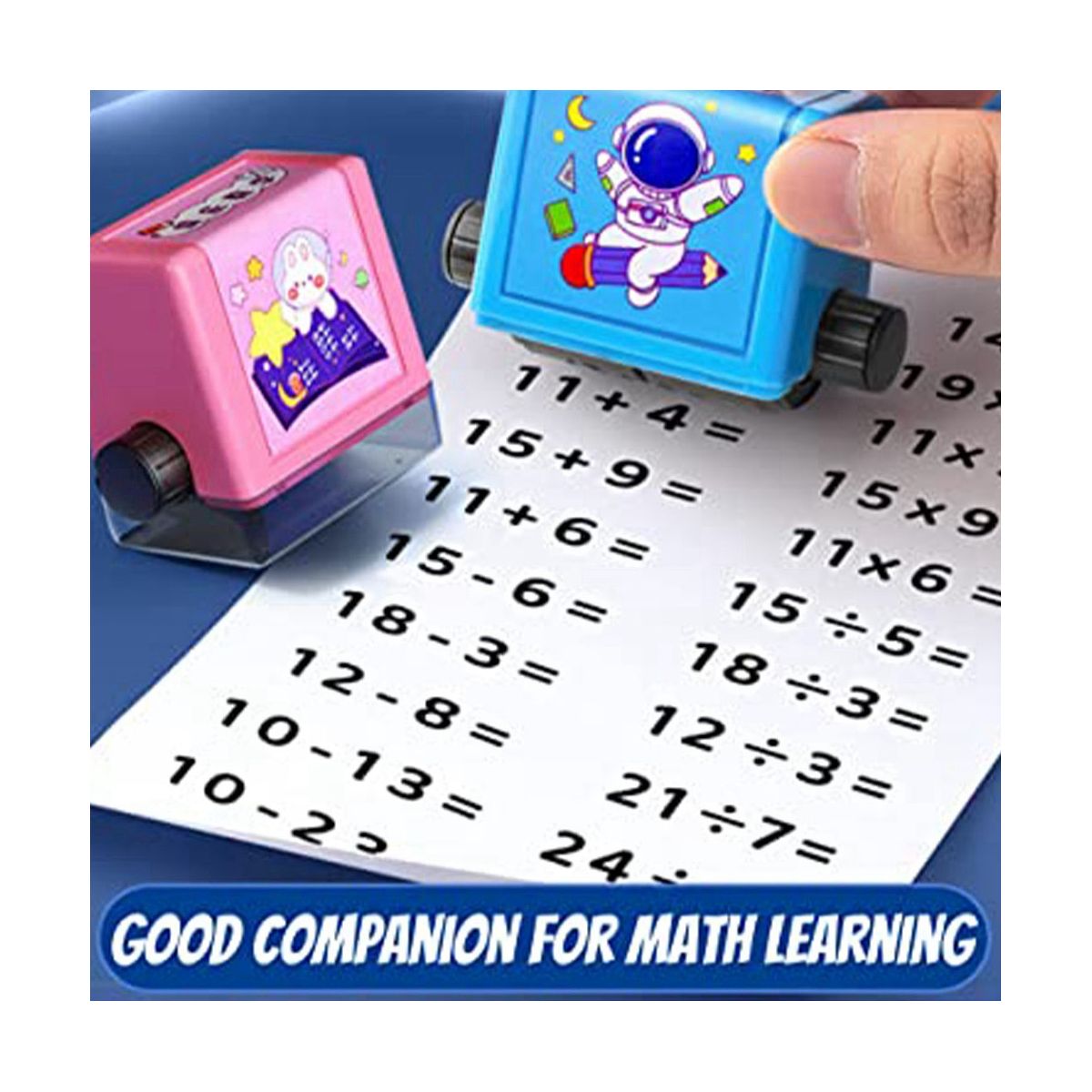Roller Digital Teaching Stamp, 1-100 Maths Learning Roll Stamp