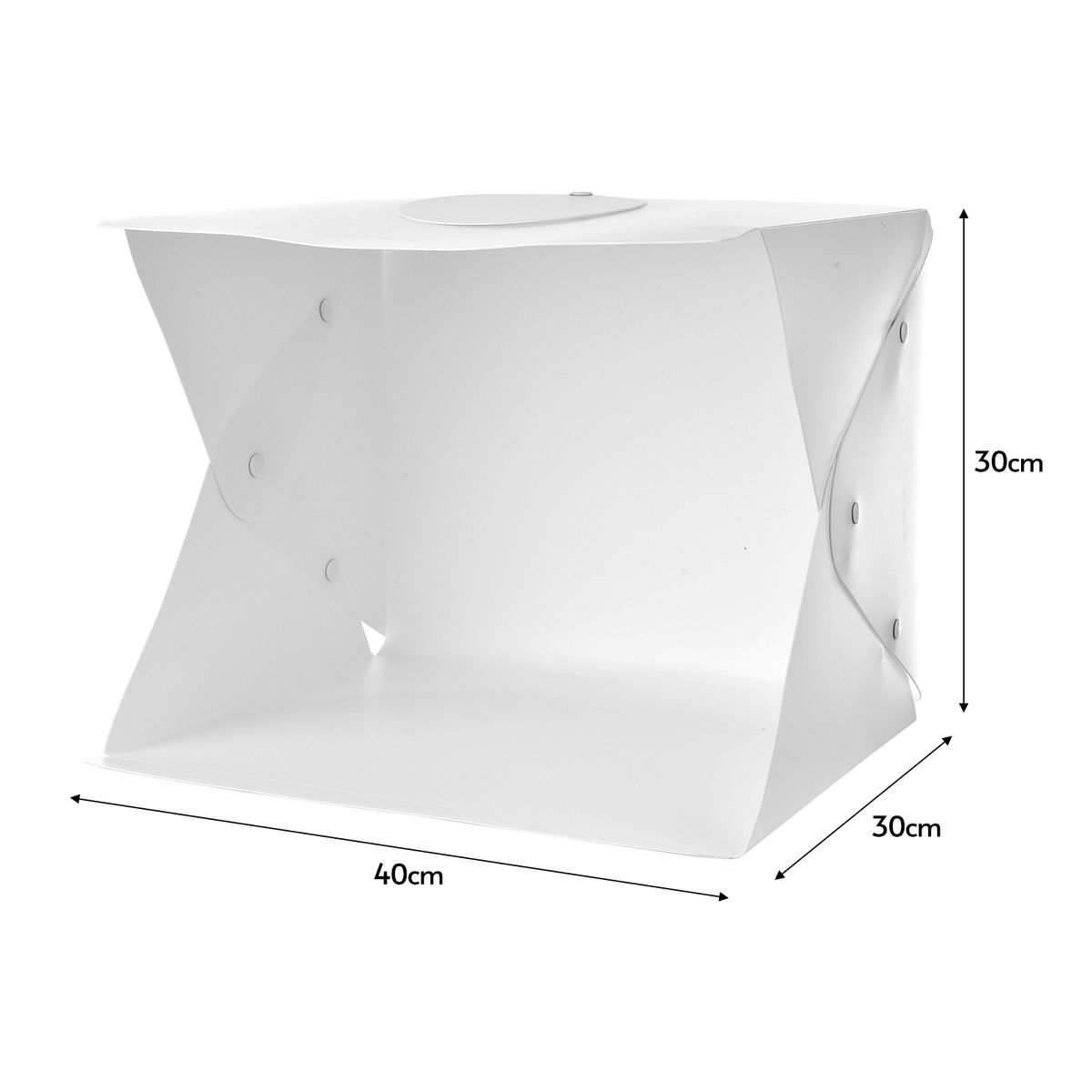 Folding Photography Light Box Photo Studio Tent Box LED Ring