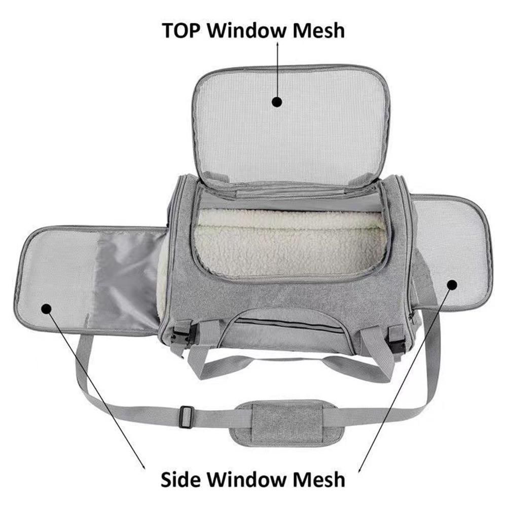Pet Carrier Portable Cat And Dog Outgoing Bag Breathable Pet Car Carrying Bag