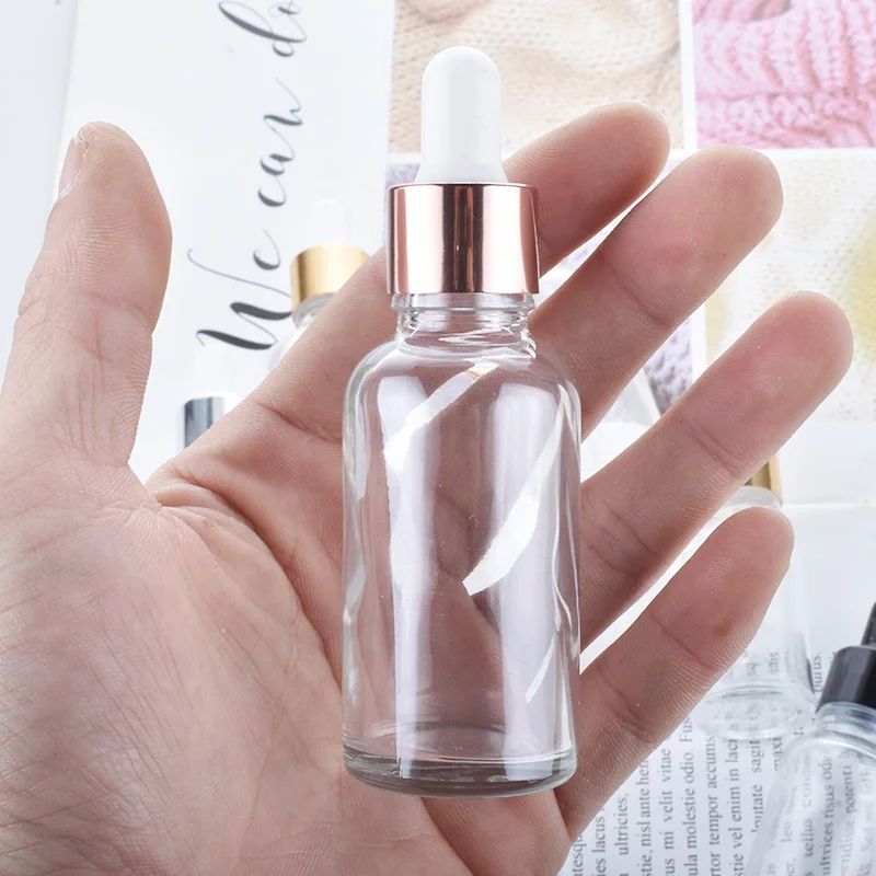 Empty 30ml Essential Oil/Serum Glass Bottle With Dropper