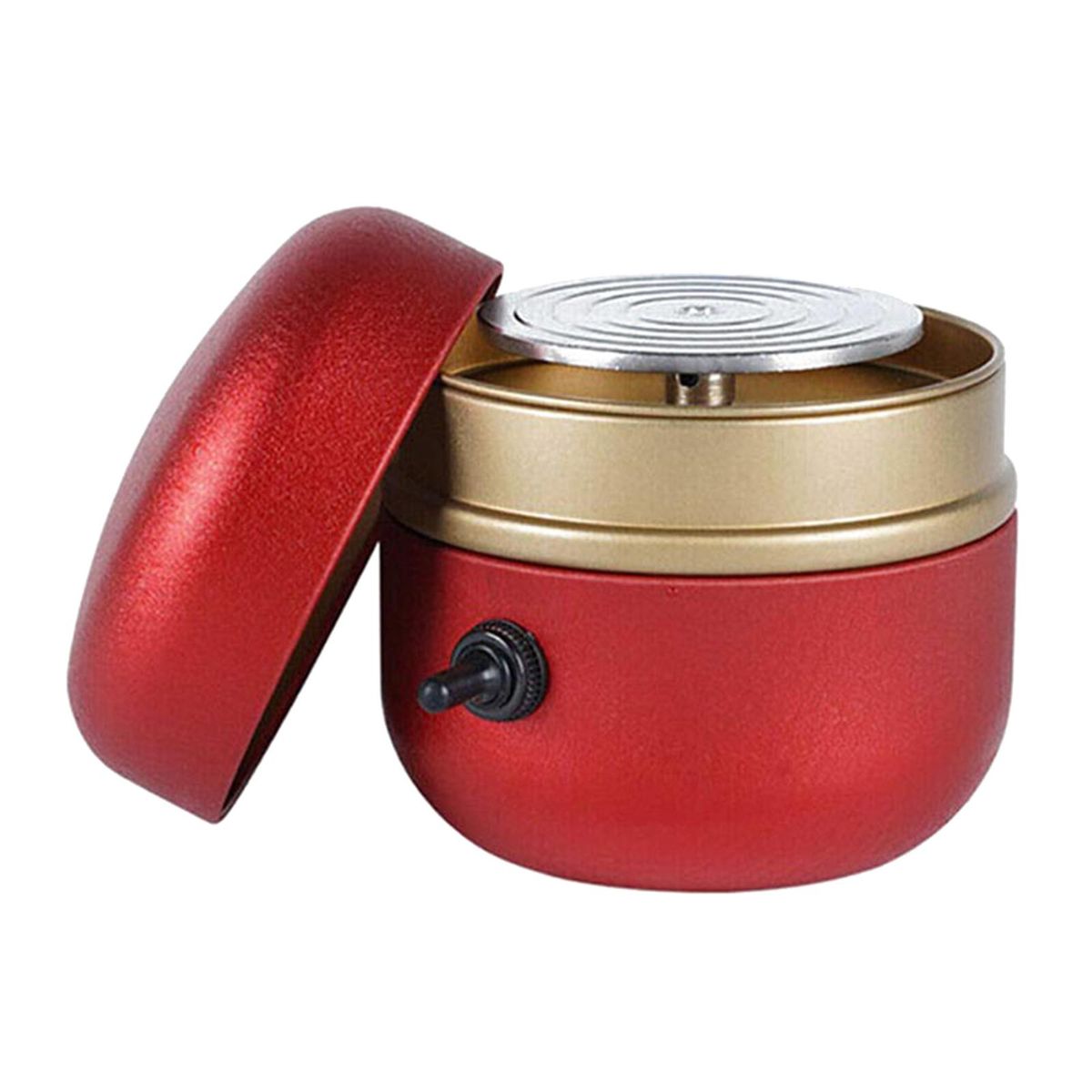 Metal Electric Pottery Wheel Turntable Forming Machine Red