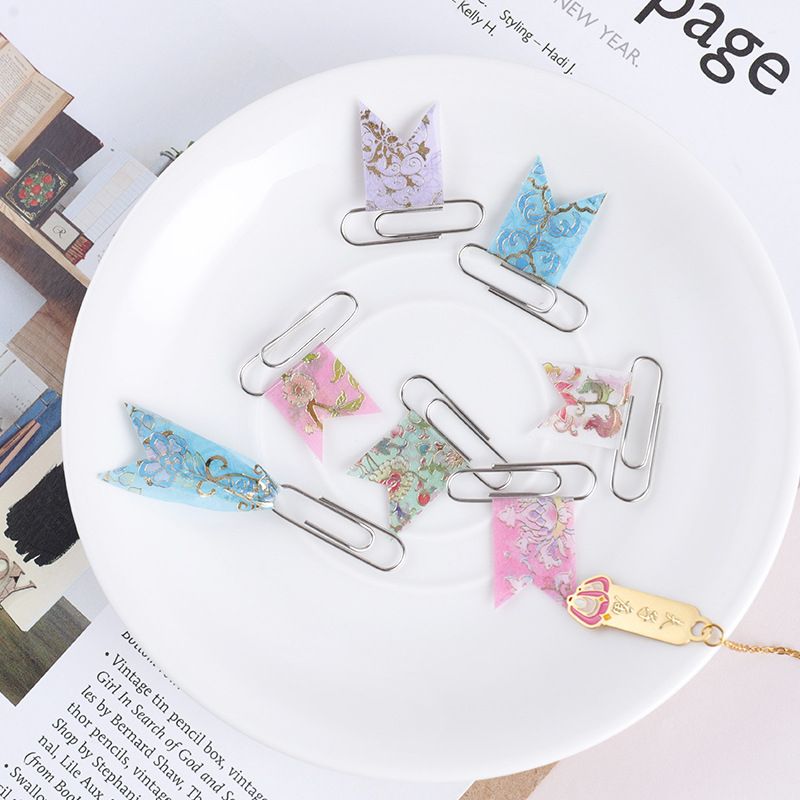 10pcs Lot Golden Foil Flowers Washi Tapes For Scrapbooking