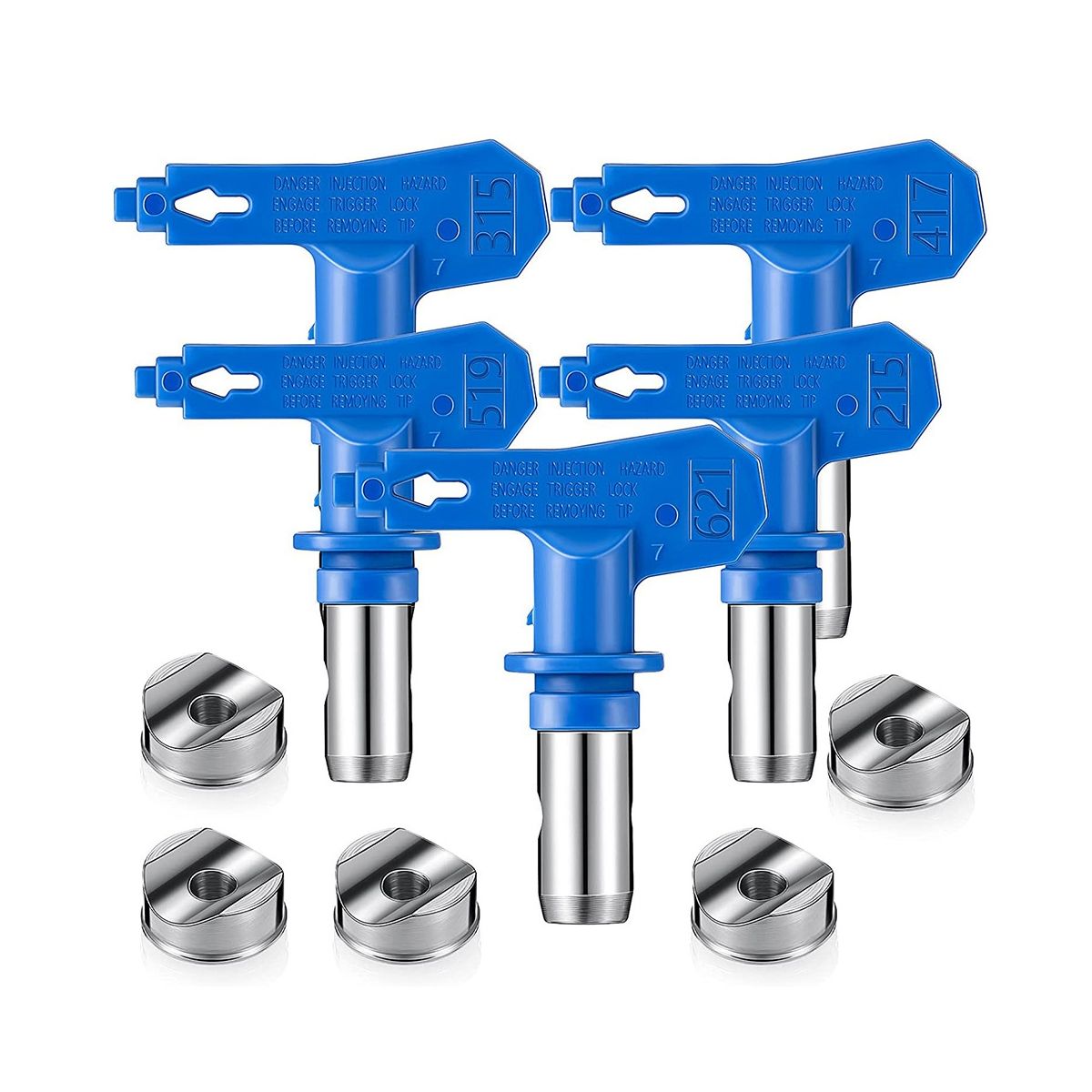 22PcsSet Reversible Spray Tip Nozzles Paint Spray Tips Airless Sprayer Nozzles Airless Sprayer Spraying Machine Parts