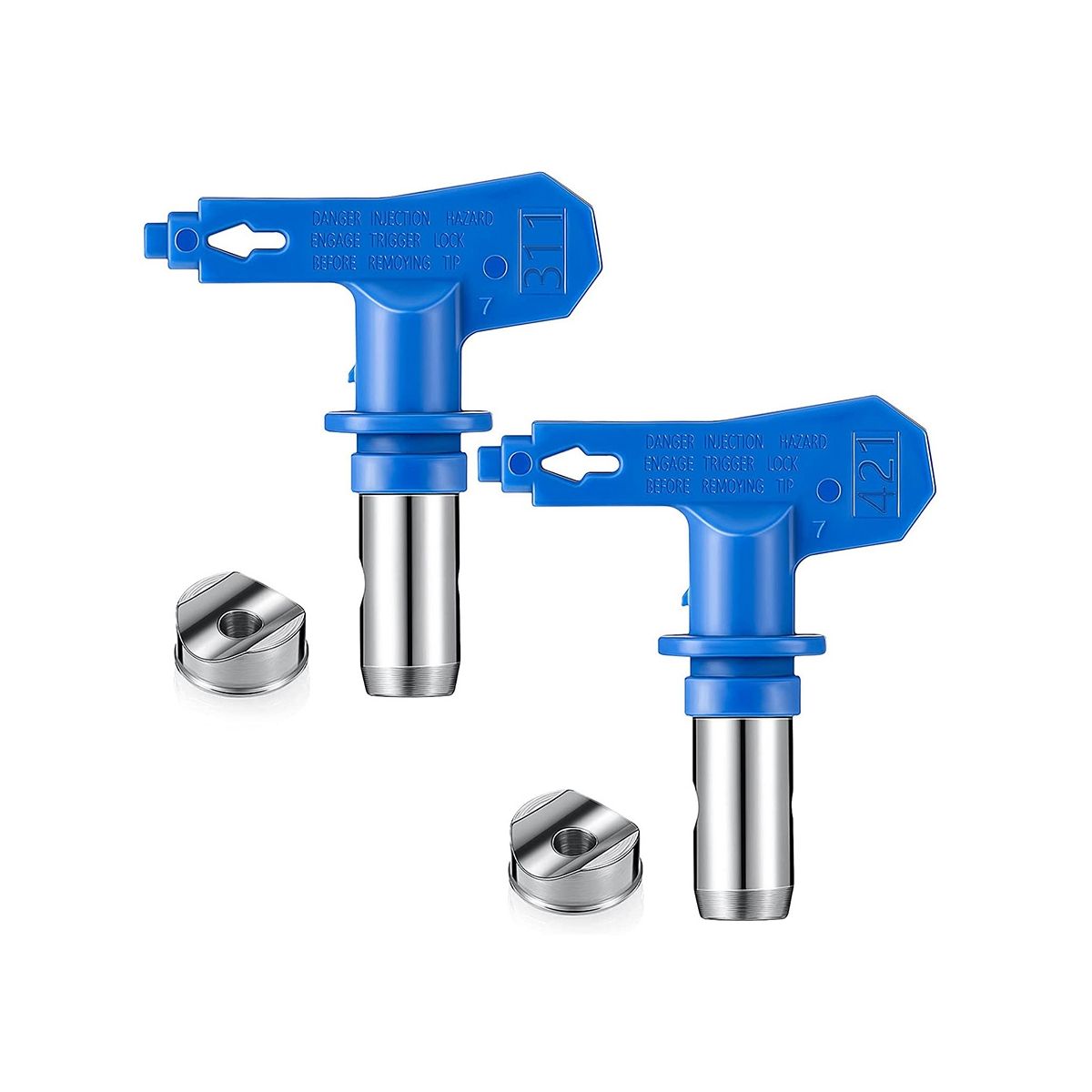 22PcsSet Reversible Spray Tip Nozzles Paint Spray Tips Airless Sprayer Nozzles Airless Sprayer Spraying Machine Parts