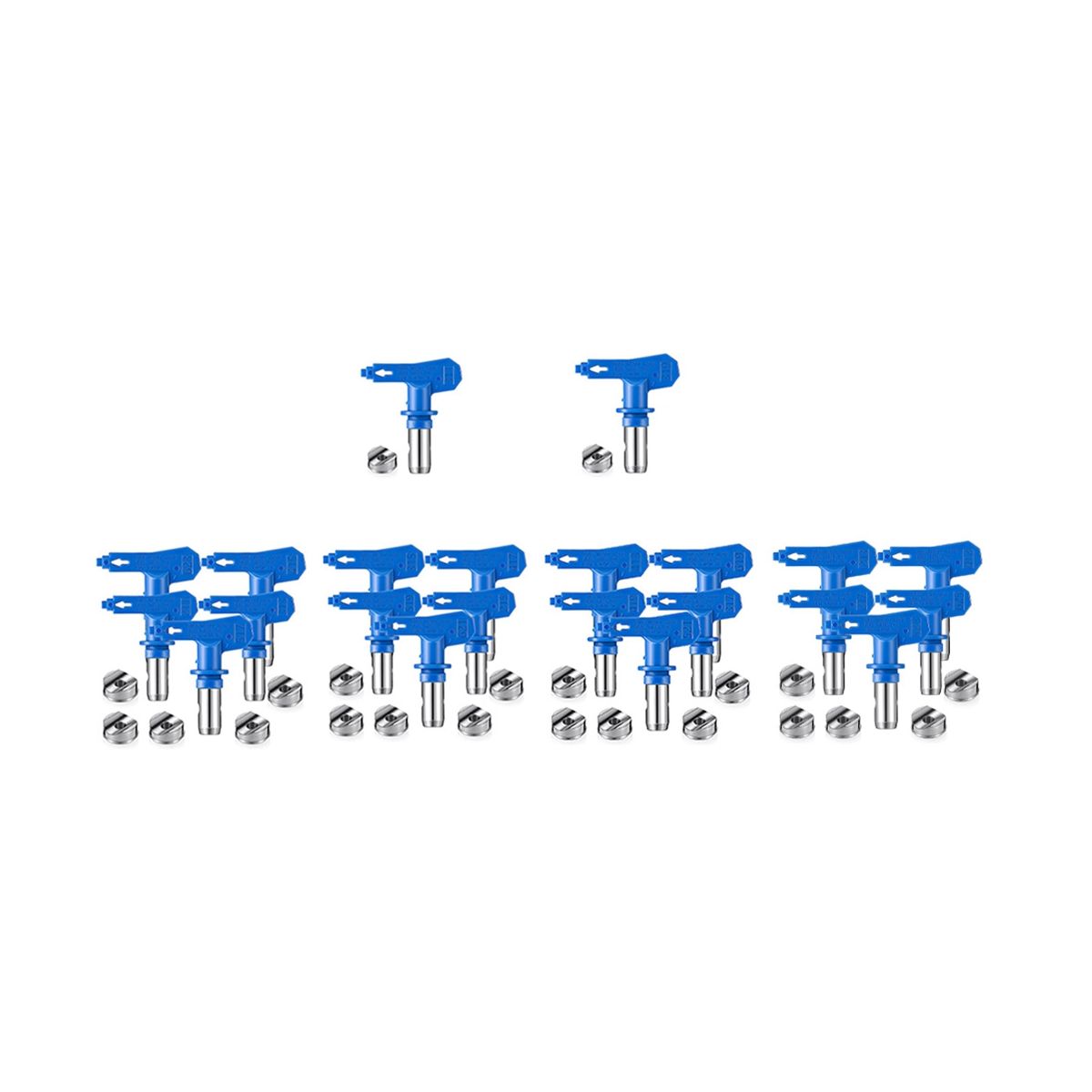 22PcsSet Reversible Spray Tip Nozzles Paint Spray Tips Airless Sprayer Nozzles Airless Sprayer Spraying Machine Parts