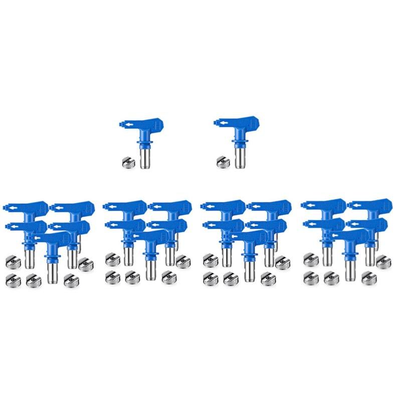 22PcsSet Reversible Spray Tip Nozzles Paint Spray Tips Airless Sprayer Nozzles Airless Sprayer Spraying Machine Parts