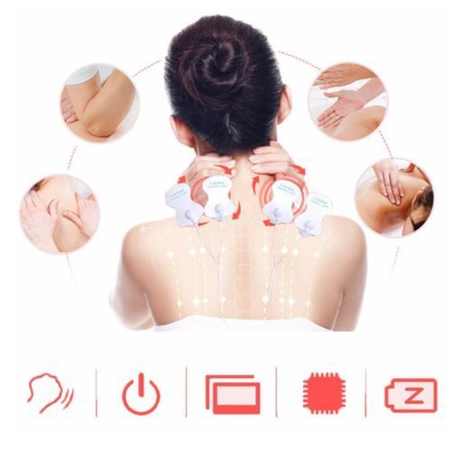 Digital Electronic Massager Physiotherapy Body Acupuncture Therapy With Foot Massager