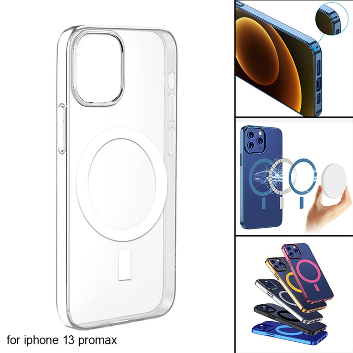 Phone Case Lightweight Thin Scratch Resistant Clear Transparent