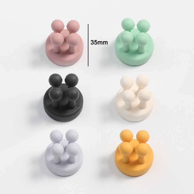 3 PCS Nail-free Silicone Seamless Hook