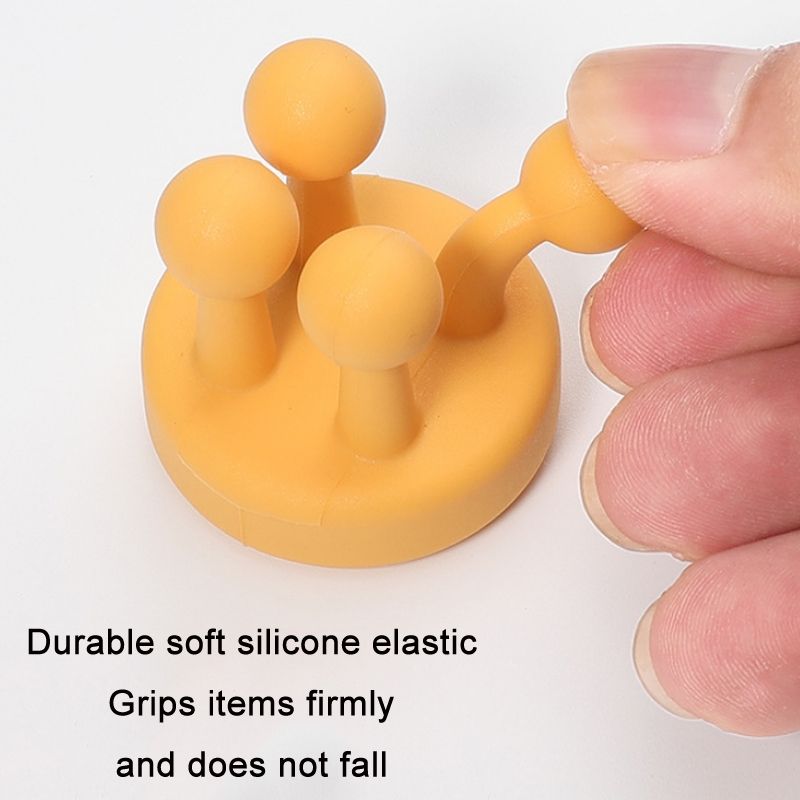 3 PCS Nail-free Silicone Seamless Hook