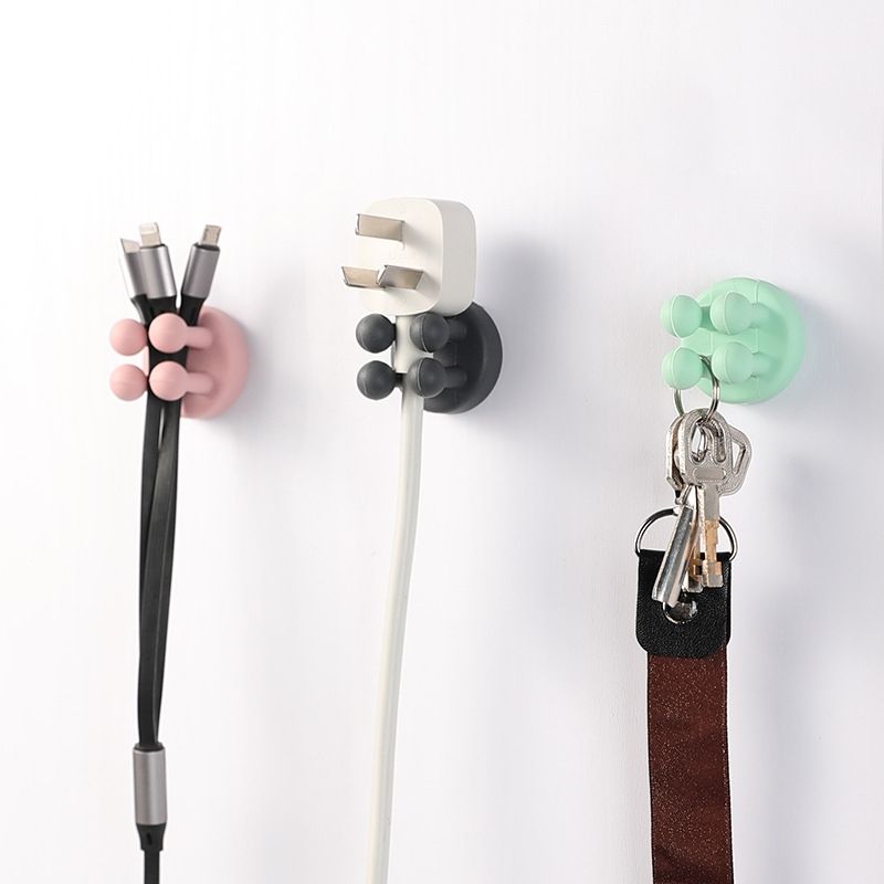 3 PCS Nail-free Silicone Seamless Hook