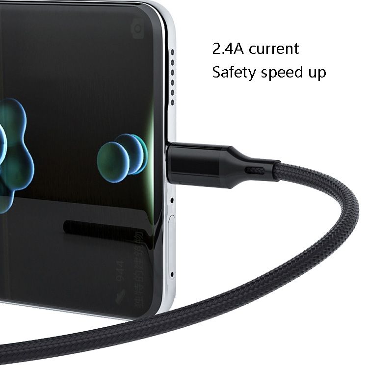 4 PCS Type-C Fast Charge Data Cable, Length: 1.5m (Blue)