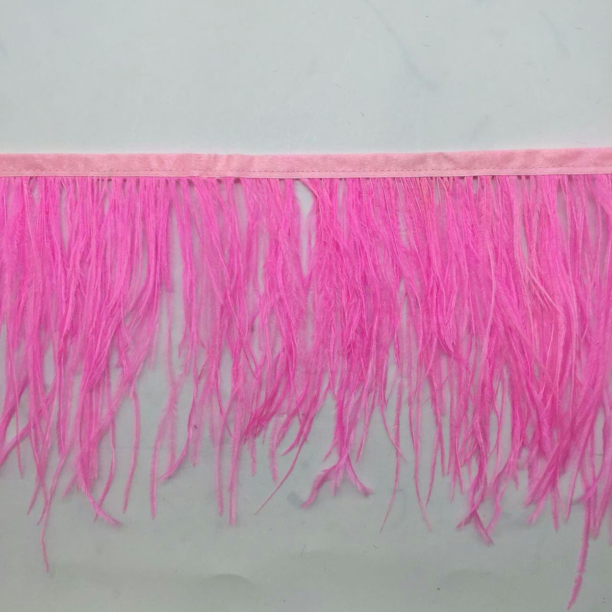 Ostrich Feather Sewing Appliques Decor Clothing Dancer DIY Deep Pink
