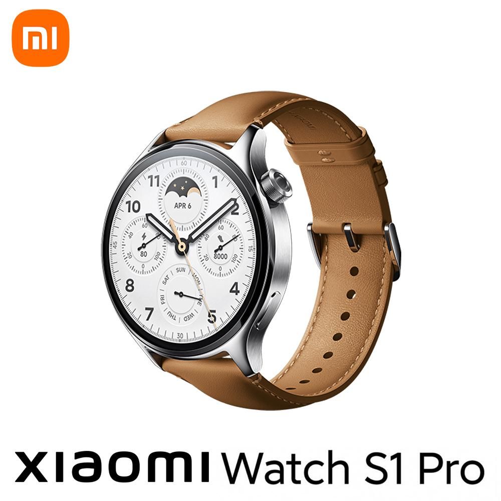 Xiaomi Watch S1 Pro Sports Smart Watch 1.47'' AMOLED Display 5ATM Water Proof Fast Charge 100+ Sport Mode Blood Oxygen Monitoring Long Battery Life