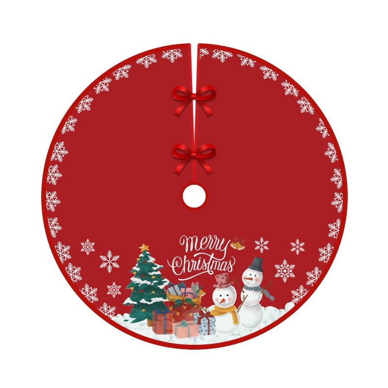 Christmas Tree Skirt Carpet Tree Bottom Cover Cloth Mat(016)