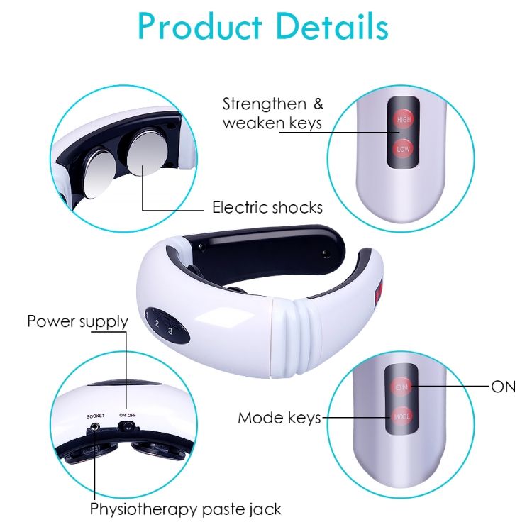 Electric Pulse Shock Intelligent Neck Massager