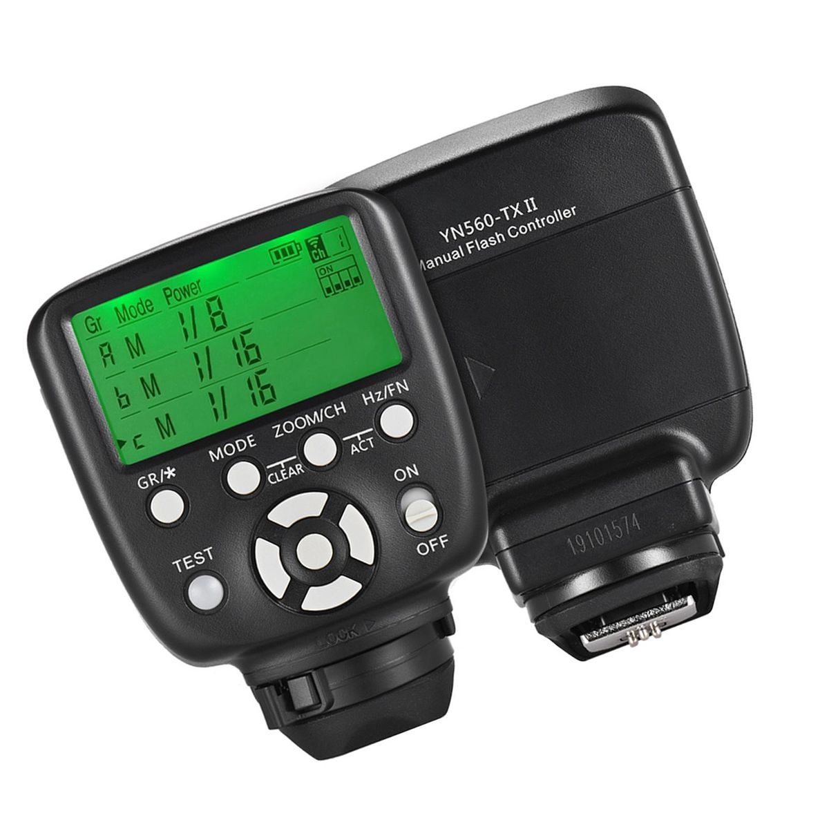 YN560-TX II Manual Flash Trigger Remote Controller LCD Transmitter for Nikon DSLR Camera to YN560III/YN560IV/YN660/YN968N/YN860Li Speedlite RF-602/RF603/RF603 II/RF605 Receiver