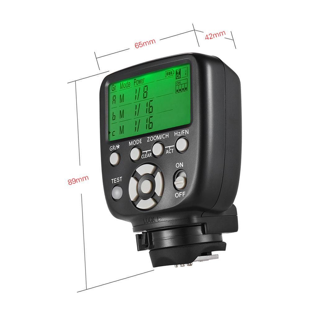 YN560-TX II Manual Flash Trigger Remote Controller LCD Transmitter for Nikon DSLR Camera to YN560III/YN560IV/YN660/YN968N/YN860Li Speedlite RF-602/RF603/RF603 II/RF605 Receiver