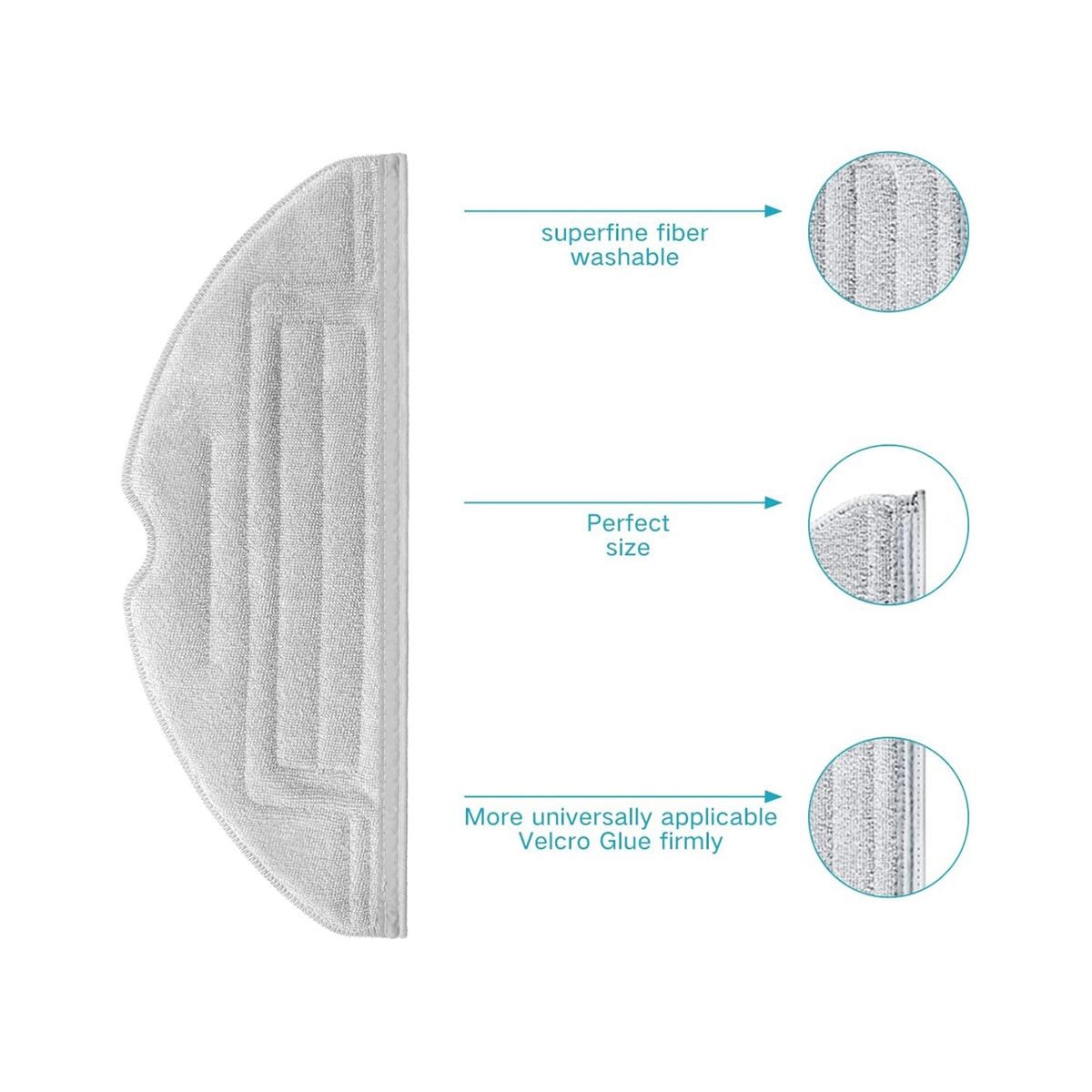 Vacuum Mop Repment Pads for MaxV S7 MaxV Plus S7 MaxV Ultra S7 S7 Hard Floor Cloth