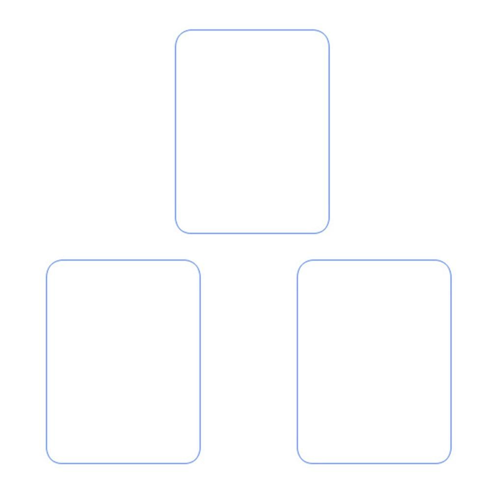 3Pcs High Clarity Clear LCD Screen Protector-Transparent