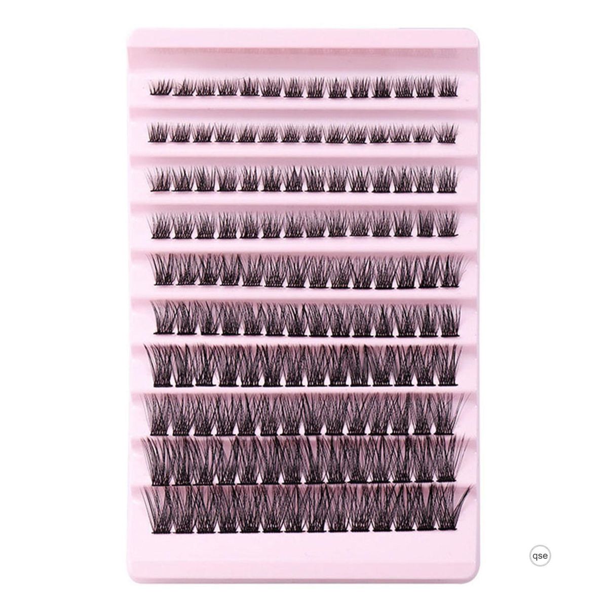 10 Rows Segmented Fake Eyelashes Thicked Eye Makeup Fake