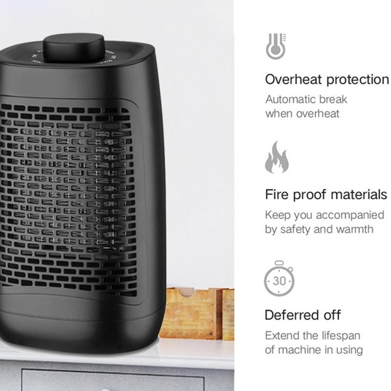 Mini Electric Handy Air Heater Powerful Warm Blower Room Fan Stove Heater Radiator Warmer for Office Home EU PLUG