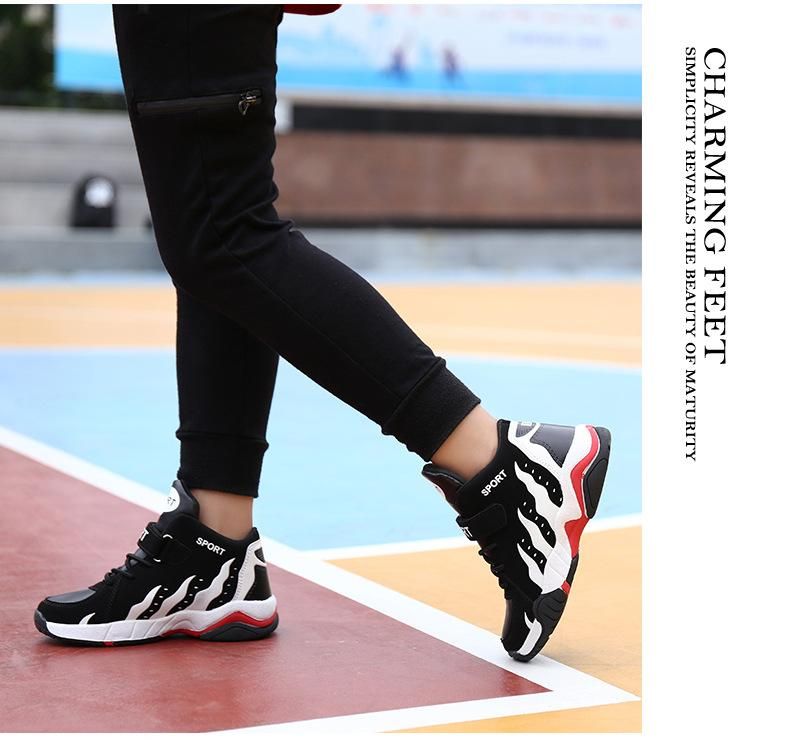 Boys Basketball Shoes Sports Basketball Shoes Black