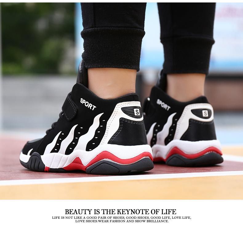 Boys Basketball Shoes Sports Basketball Shoes Black