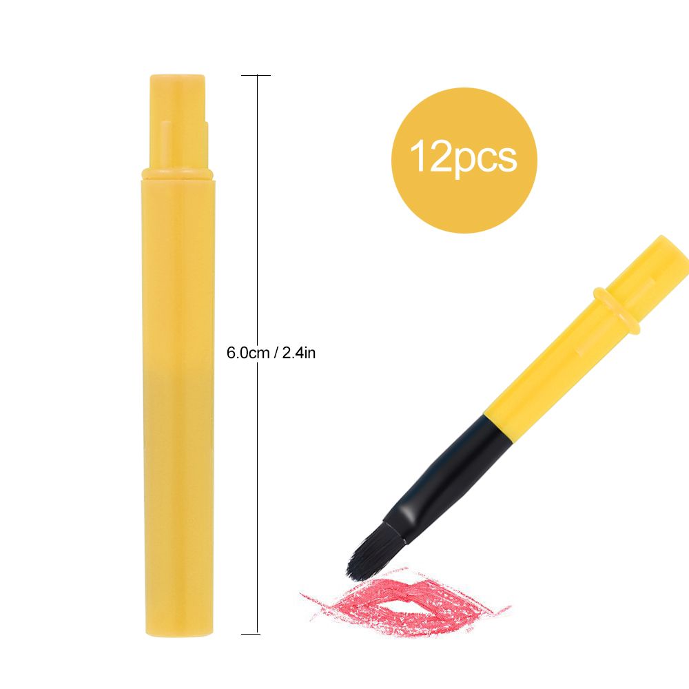 12Pcs Mini Lip Brush Makeup Brush