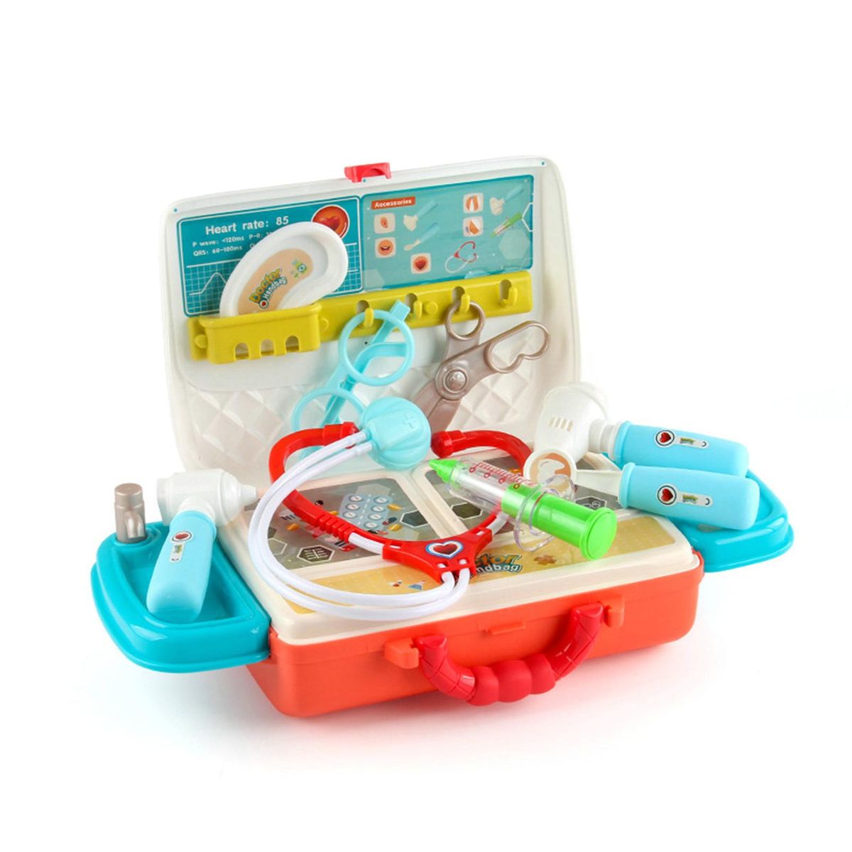 1 Set Pretend Play Toy Pretend Play Toy Kids Makeup Kit Blue